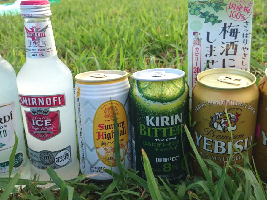 さまざまな種類のお酒